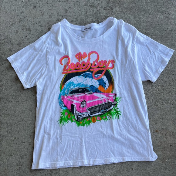 Daydreamer beach boys surf USA boyfriend tee t-shirt - Picture 4 of 6
